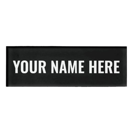 Badge D'identification Customisez votre propre (Devant)