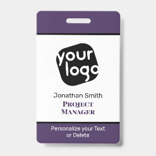 Badge d'identification de conférence personnali