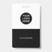 Badge d'identification de garde du corps professio (Arrière)