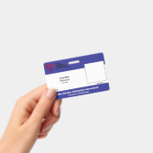 Badge d'identification de l'église/organisation/li (Manuel / portable)