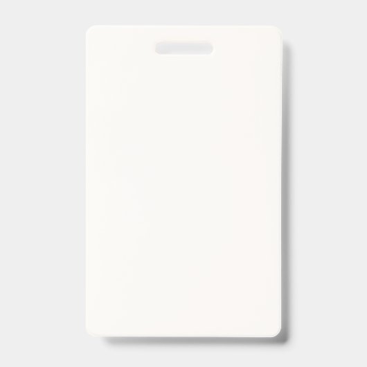 Badge d'identification de l'employé du service méd (Arrière)
