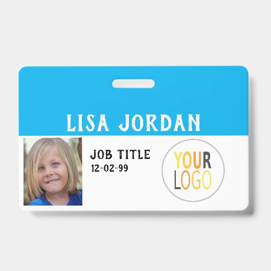 Badge d'identification de l'employé Entreprise- Co (Avant)