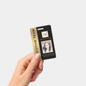 Badge d'identification de l'employé exécutif créat (Manuel / portable)