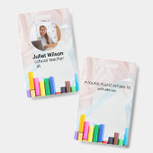 badge d'identification de l'enseignant (Avant & arrière)