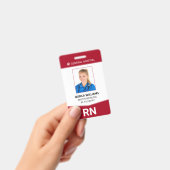 Badge d'identification de l'infirmière autorisée R (Manuel / portable)
