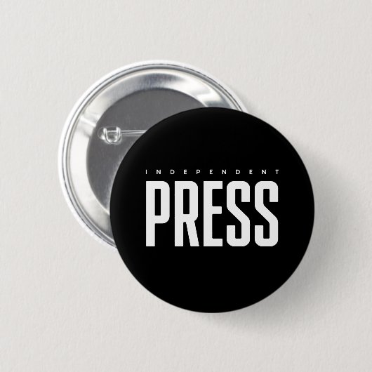 Badge d'identification de presse indépendant (Devant & derrière)