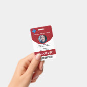 Badge d'identification de sécurité des ambulancier (Manuel / portable)