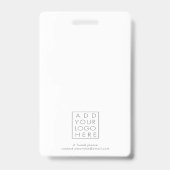 BADGE D'IDENTIFICATION DE VOYAGE D'AFFAIRES ID HEL (Arrière)