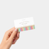Badge d'identification d'enseignant en Pastel (Manuel / portable)