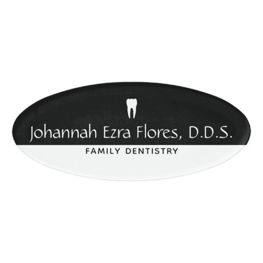 Badge D'identification Dentiste (Devant)