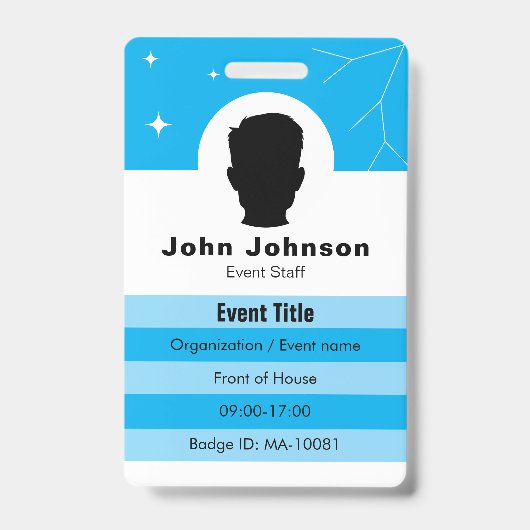 Badge d'identification d'entreprise (Avant)