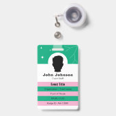 Badge d'identification d'entreprise (Avant avec rétractable)