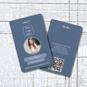 Badge d'identification d'entreprise personnalisabl