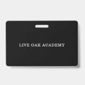 Badge d'identification des parents à domicile | No (Arrière)