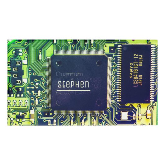 Badge D'identification Design de carte de circuit imprimé moderne Ajouter (Devant)