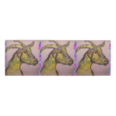 Badge D'identification dessin de chèvre (Devant)