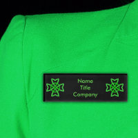 Deux noeuds celtiques dynamiques Irish Green sur B