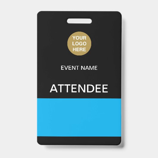 Badge d'identification d'événement pour participan (Avant)