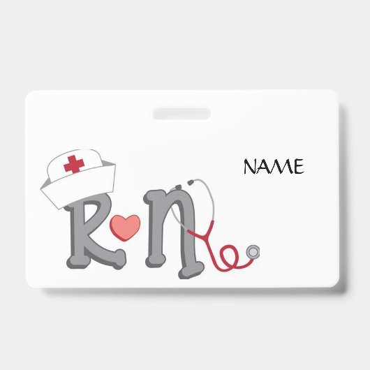 Badge d'identification d'infirmière (Avant)