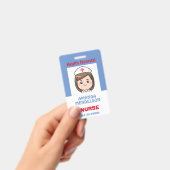 Badge d'identification d'infirmière personnalisé m (Manuel / portable)