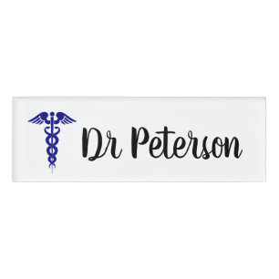 Badge D'identification Docteur personnalisé Name Tag