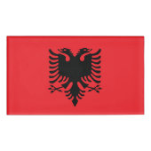 Badge D'identification Drapeau albanais (Devant)