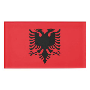 Badge D'identification Drapeau albanais
