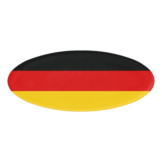 Badge D'identification Drapeau allemand (Devant)