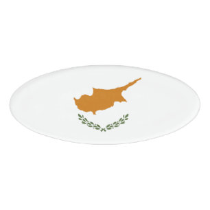 Badge D'identification Drapeau de Chypre