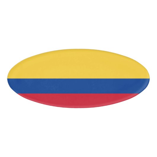 Badge D'identification Drapeau de Colombie (Devant)