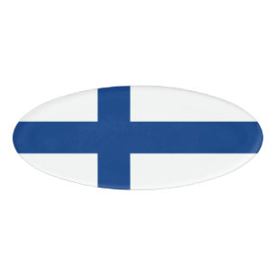 Badge D'identification Drapeau de Finlande
