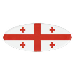 Badge D'identification Drapeau de Géorgie
