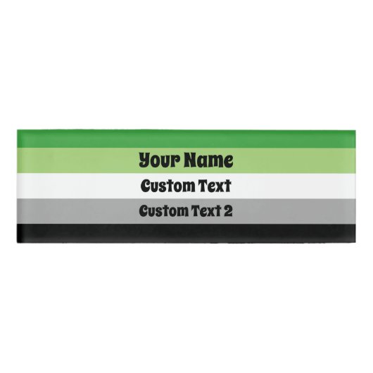 Badge D'identification Drapeau de la Fierté (Devant)