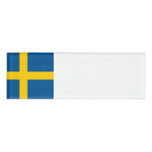 Badge D'identification Drapeau de la Suède (Devant)