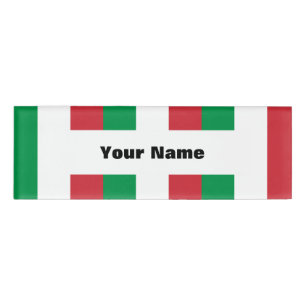 Badge D'identification Drapeau de l'Italie