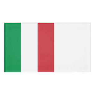 Badge D'identification Drapeau de l'Italie