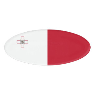 Badge D'identification Drapeau de Malte