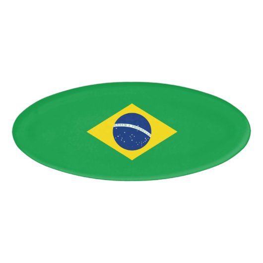 Badge D'identification Drapeau du Brésil (Devant)