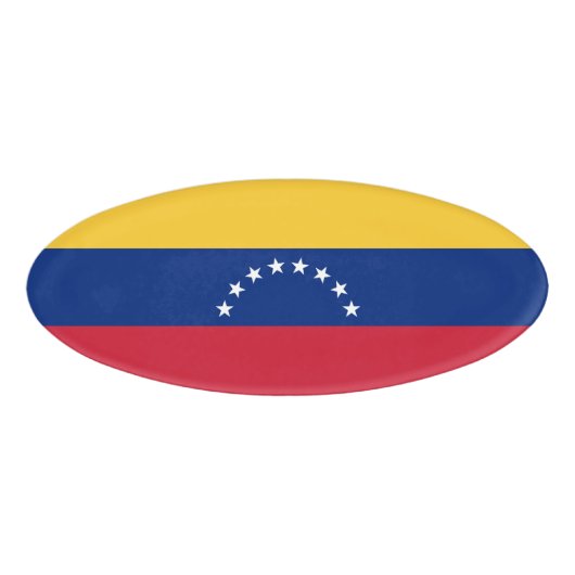 Badge D'identification Drapeau du Venezuela (Devant)