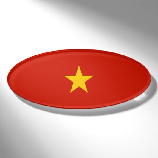 Badge D'identification Drapeau du Vietnam (Devant)