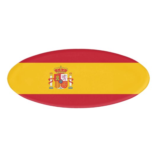 Badge D'identification Drapeau espagnol (Devant)