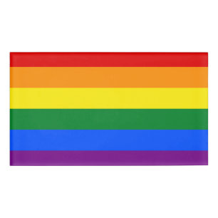 Badge D'identification Drapeau Gay pride arc-en-ciel LGBT