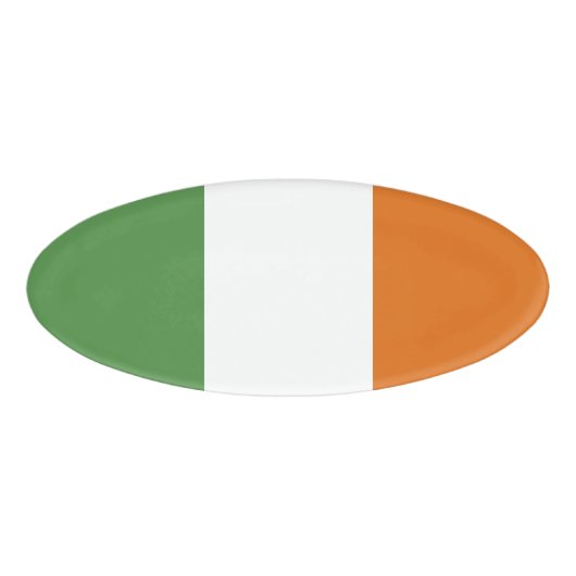 Badge D'identification Drapeau irlandais (Devant)