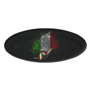 Badge D'identification Drapeau italien
