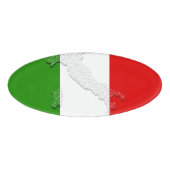 Badge D'identification Drapeau italien (Devant)