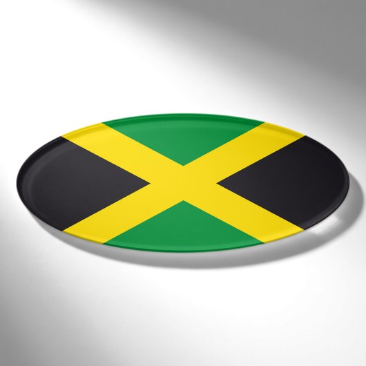 Badge D'identification Drapeau jamaïcain (Devant)