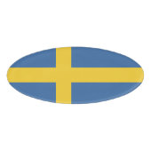 Badge D'identification Drapeau suédois (Devant)