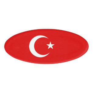Badge D'identification Drapeau turc