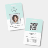 Badge d'identification du logo de l'entreprise pho (Avant & arrière)