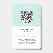 Badge d'identification du logo de l'entreprise pho (Arrière)